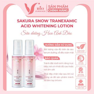 Sữa dưỡng Hoa Anh Đào Jourdeness Dưỡng trắng sáng, hồng hào da sạm nám, tàn nhang