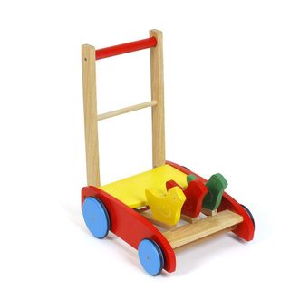 xe gỗ tập đi cho bé, xe gà tập đi