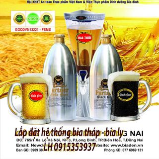 đại lý bia tươi keg vàng đen - bia hơi đồng nai bình dân