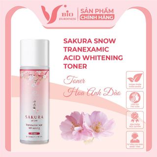 Toner Hoa Anh Đào Jourdeness giúp làn trắng sáng, hồng hào, mở đường dẫn cho các bước dưỡng