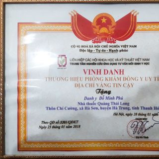 Quảng Thái Long - Lương Y Đỗ Minh Phú- Đông Y Gia Truyền - 1 gói nhỏ