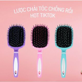 Lược chải tóc gỡ rối kèm gương soi làm đẹp hot tiktok giá sỉ