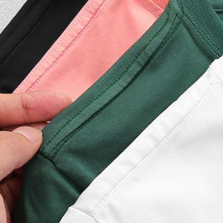 Áo thun nam xịn, áo thun cổ tròn chất thun cotton 4 chiều size từ 55kg - 88kg