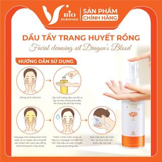 Dầu tẩy trang lỏng nhẹ, tăng khả năng phục hồi và làm sạch Huyết Rồng Jourdeness