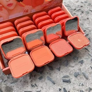 Phấn Má Hồng Dạng Hộp Vuông Cam Tây Kiss Beauty Blusher Auth
