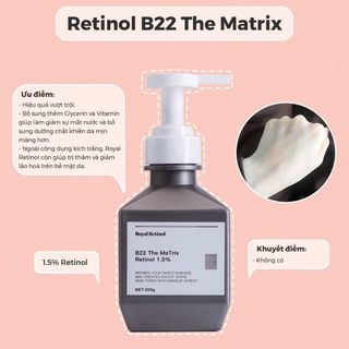 KEM Ủ TRẮNG BODY RETINOL B22 THE MATRIX (chai 200gr) giá sỉ