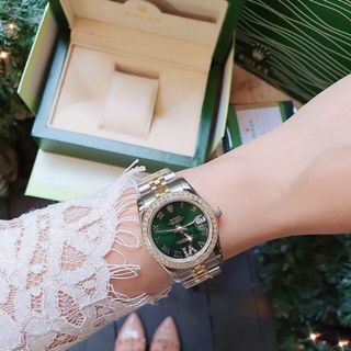 ĐỒNG HỒ ROLLEX CAO CẤP CƠ VIỀN ĐÁ COUPLE