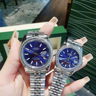 ĐỒNG HỒ ROLLEX CAO CẤP CƠ VIỀN ĐÁ COUPLE
