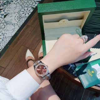 ĐỒNG HỒ ROLLEX CAO CẤP CƠ VIỀN ĐÁ COUPLE