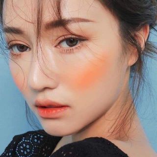 Phấn Má Hồng Kiss Beauty Blooming hộp dạng Tròn