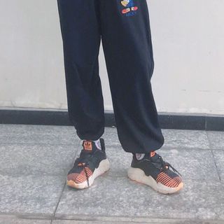 Quần bo chân nữ thể thao vải dày không xù lông,thiêu Mikey, đi chơi , đi làm BC01-ĐEN