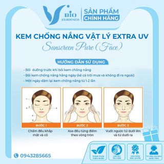 kem chống nắng vật lý quang phổ rộng Jourdeness, tăng khả năng chống nắng lên đến 10h
