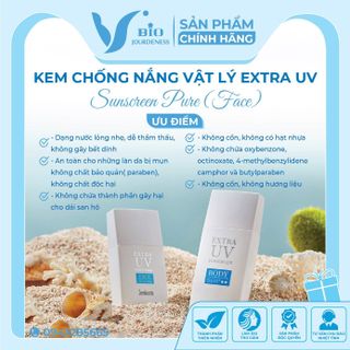 kem chống nắng vật lý quang phổ rộng Jourdeness, tăng khả năng chống nắng lên đến 10h