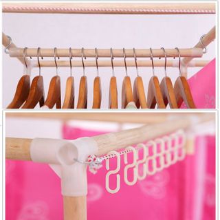 Tủ Vải 3 Buồng Khung Gỗ để quần áo