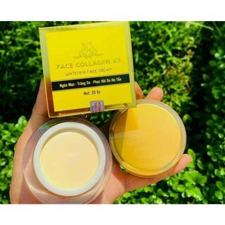 kem face x3 collagen mẫu mới 2021 màu vàng