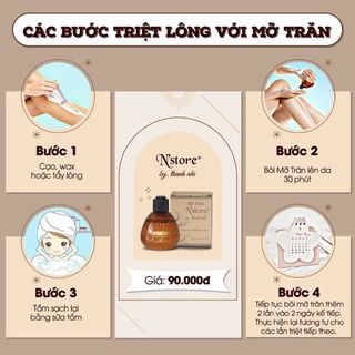 Mỡ trăn N store by Thanh nhi triệt lông nguyên chất triệt lông tay , chân, nách