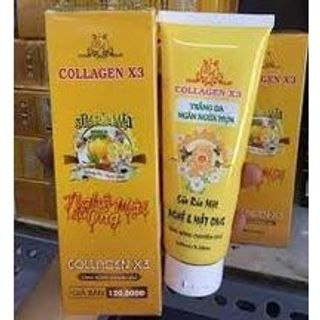 sữa rửa mặt đông anh x3 collagen chính hãng