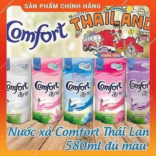 nước xả vải quần áo comfor thái lan bịch 580ml thơm mát luu huong lau