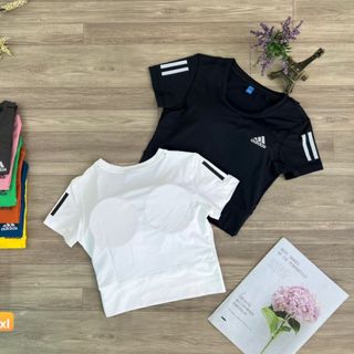 Đồ Thể Thao Áo Croptop Nữ 2 lớp Thể Thao Siêu Đẹp Giá Sỉ, Hot Hàng Đẹp