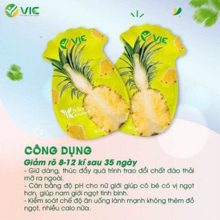 kẹo dứa xuống cân ít mỡ mẫu mới pluss 7 màu