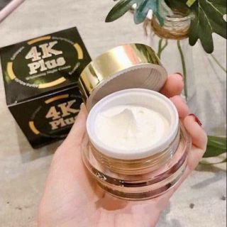 Kem 4K Plus Màu Đen Thái Lan dưỡng trắng,thâm nám xoá sạch ko tuy vet