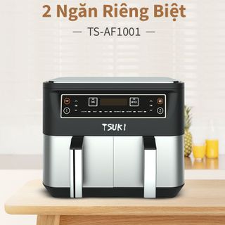 NỒI CHIÊN KHÔNG DẦU 2 NGĂN TSUKI TS - AF1001