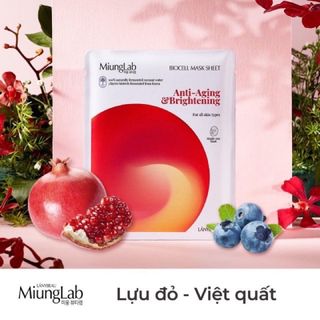1 miếng Mặt Nạ Miung Lab Giúp Da Trắng Hồng Căng Bóng Dưỡng Da Cao Cấp chính hãng