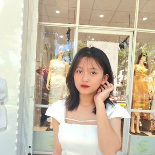 Đầm thiết kế cổ vuông kết đá cao cấp D5
