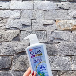 Dầu gội Clear anti dandruff ice cool menthol 480ml chính hãng Thái