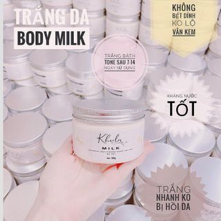 Kem body trắng da Milk K'hula ROXI Beauty lotion cao cấp ko lộ vân kem