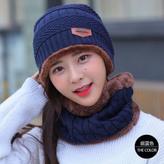 Set Mũ Len Nam Nữ Kèm Khăn Ống Choàng Cổ Cực Ấm, Chất Đẹp,Len Mịn,Chuẩn Hàng Quảng Châu 100%