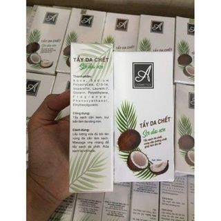 tẩy da chết mặt dừa non...chữ a mềm chính hãng 120ml