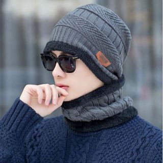 Set Mũ Len Nam Nữ Kèm Khăn Ống Choàng Cổ Cực Ấm, Chất Đẹp,Len Mịn,Chuẩn Hàng Quảng Châu 100%