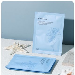 Mặt Nạ Hoa Biển OGULIA Loại bỏ dầu ,Hydrat hóa, Thu nhỏ lỗ chân lông, Giảm mẫn đỏ sẹo lỗ (1hop/10mieng)