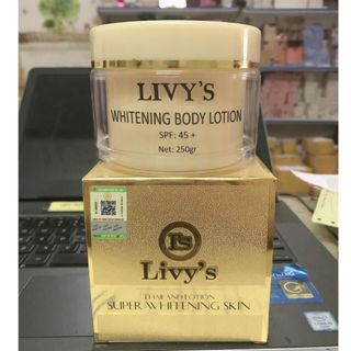 kem body dưỡng trắng da livy’s vàng (chính hãng)