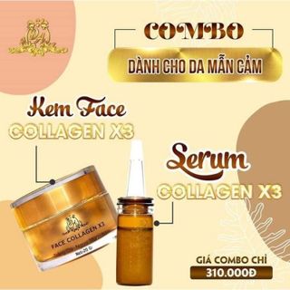 Combo kem collagen x3 chính hãng