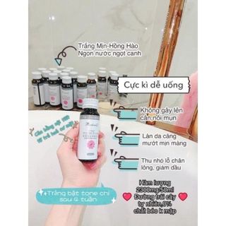 lo Nước yến Collagen trắng da rose beauty và tinh dầu hoa anh thảo ngon bo