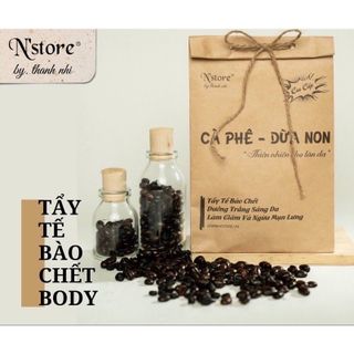 bich bột tắm cà phê dừa non thiên nhiên 100gam