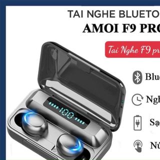 TAI NGHE BLUETOOTH 5.1 T.W.S F9 CẢM ỨNG KHÔNG DÂY CHỐNG NƯỚC IPX7 PIN 280H KÈM SẠC DỰ PHÒNG SIỆU PIN GIÁ SỈ giá sỉ