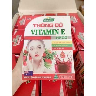 goi vitamin nước uống e đẹp da thông đỏ (hộp 30 gói) SP000780