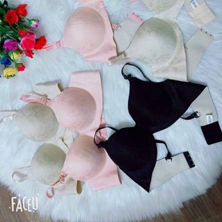 Áo lót su đúc gấm hoa không gọng nâng ngực