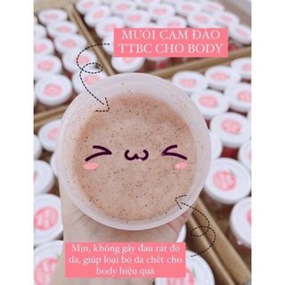 hu Tẩy tế bào chết muối cam đào Onaya cho body chính hãng