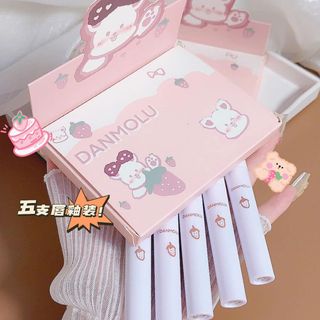 Set 5 son kem DANMOLU hồng (set)