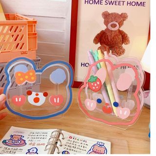 Hộp Đựng Bút Dễ Thương Trong Suốt Để Bàn (cái)