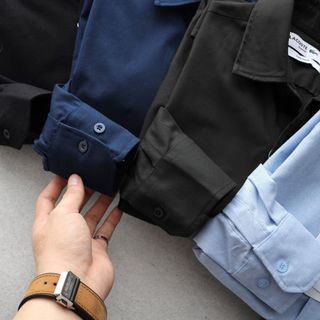 Sơ mi nam, sơ mi tay dài chất vải oxford xịn size từ 55kg - 88kg