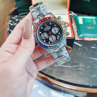 ĐỒNG HỒ ROLLEX ĐÁ MÀU NAM NEW