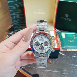 ĐỒNG HỒ ROLLEX ĐÁ MÀU NAM NEW