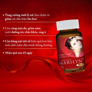 VIÊN UỐNG BỔ SUNG NỘI TIẾT TỐ NỮ MARILYN - DÂN KHANG - HỘP 30 VIÊN