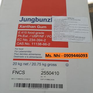 Chất tạo nhầy Xanthan Gum (E415) - Phụ gia làm dày thực phẩm
