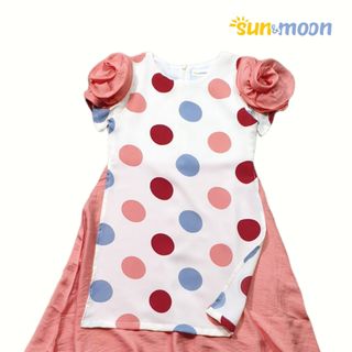 Áo dài tay phồng chấm bi Sun & Moon